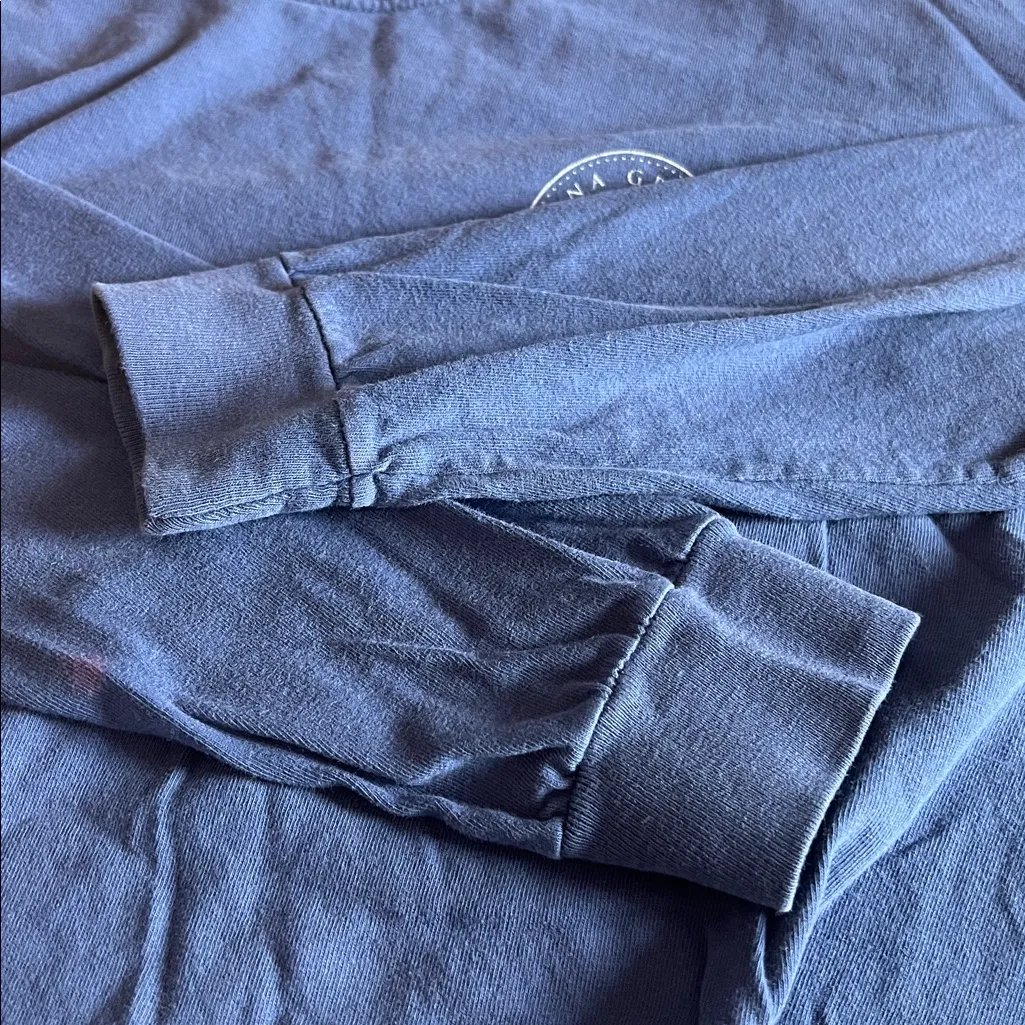 Anna Grace Long Sleeve Graphic Tshirt Blue Size Large - Image 7