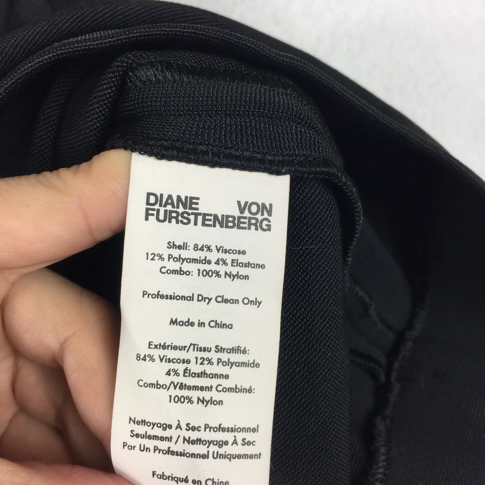 Diane Von Furstenberg Black Convertible Mini Dress Small Sash Wrap Cocktail LBD - Image 7