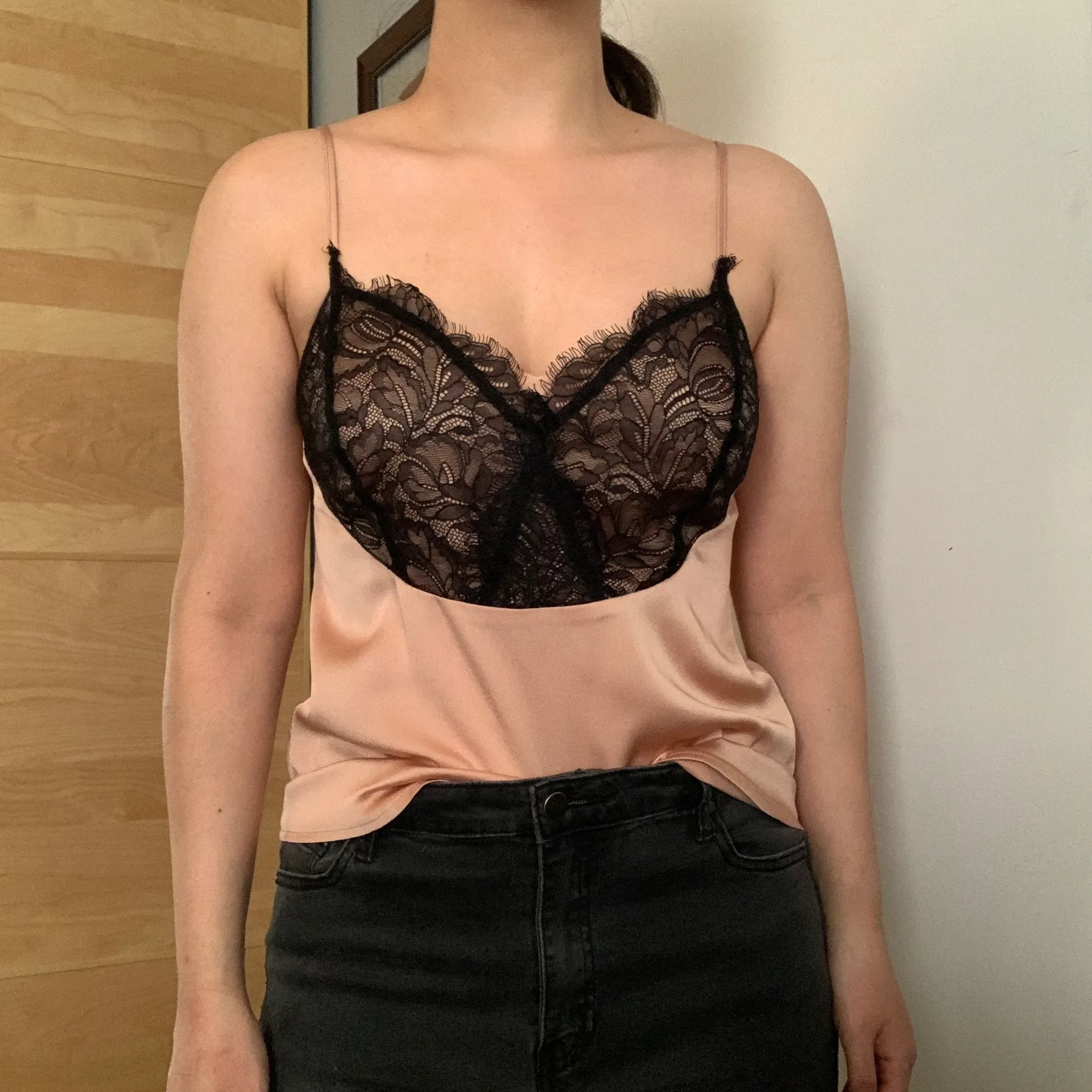 satin scalloped lace camisole Cami - Image 2