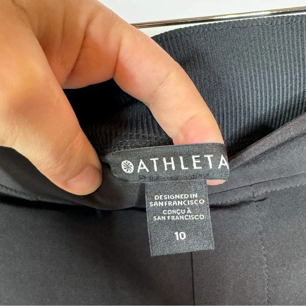 Athleta Brooklyn Mid-Rise Slim Ankle Pant in Black Size 10 - Image 5