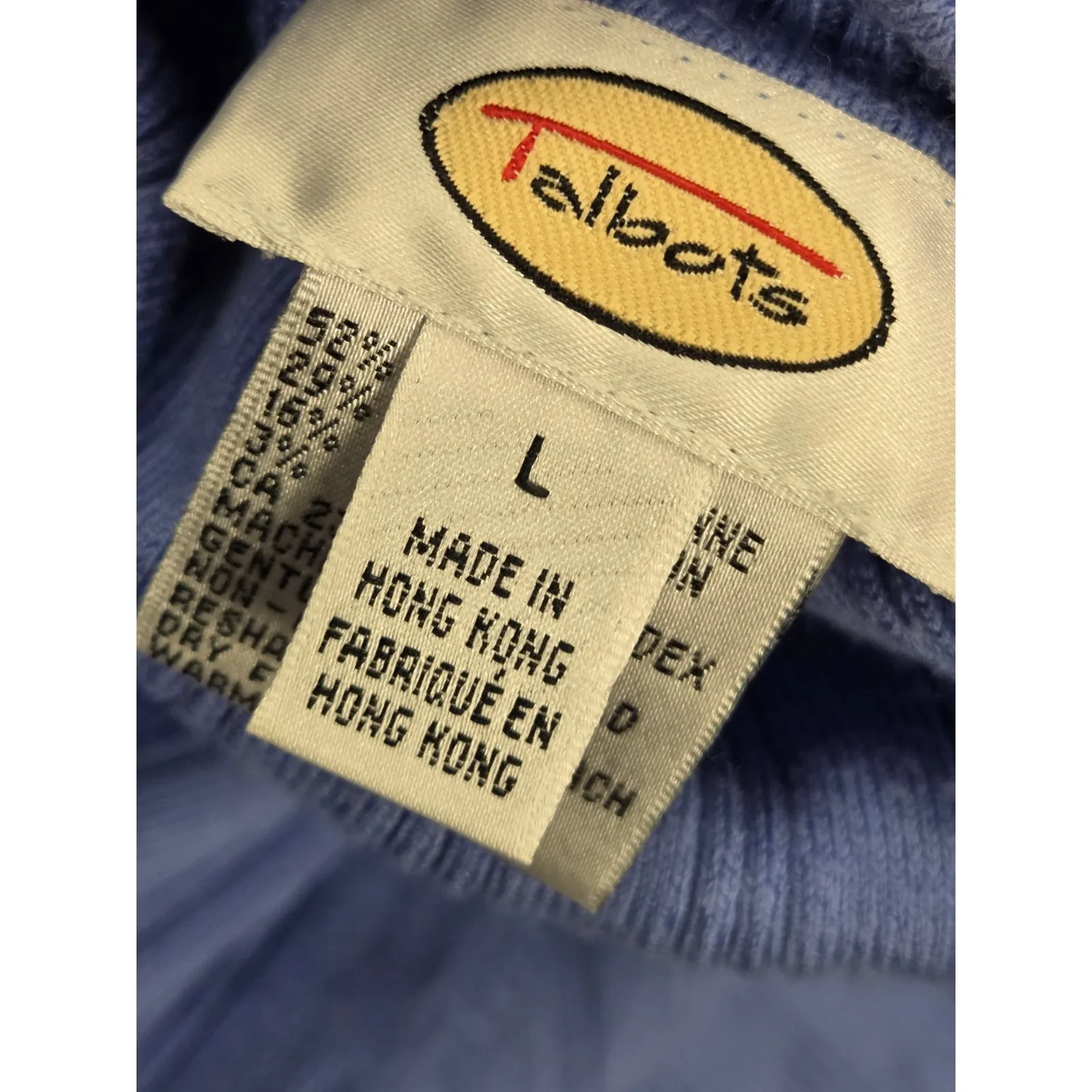 Chico's Light Blue Thin Ribbed Turtleneck Sweater Size 3 XL - 16/18 - Image 2