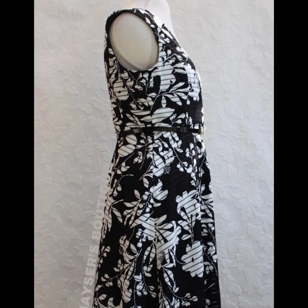 TOMMY HILFIGER Floral Flare Fit cocktail Dress casual classic stylish office - Image 5