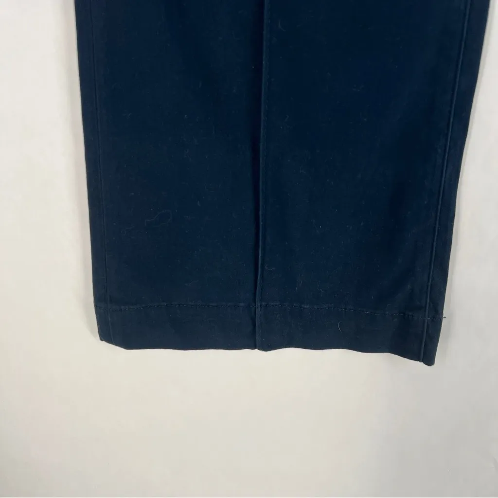 Tommy Hilfiger Lafayette Navy Blue Stretch High Rise Flare Pants NWT Size 2‎ - Image 6