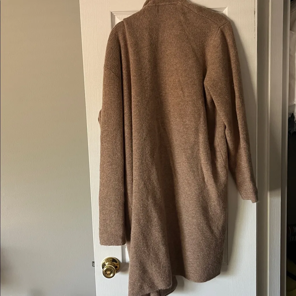 J. Crew Merino Wool Alpaca Blend Cocoon Longline Coatigan Sweater Sz S - Image 2