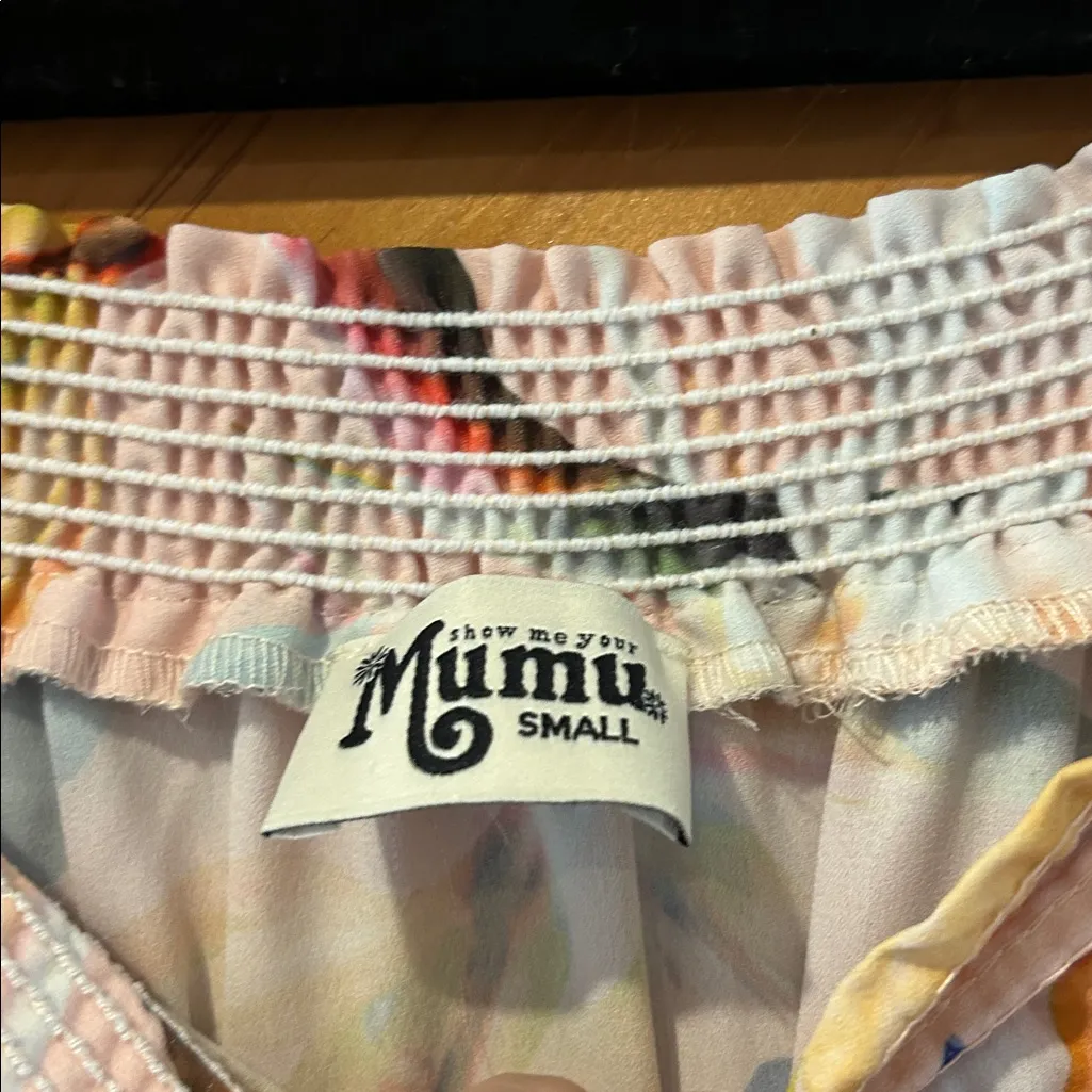 Show me your mumu hacienda strapless maxi dress in floral paradise party - Image 6