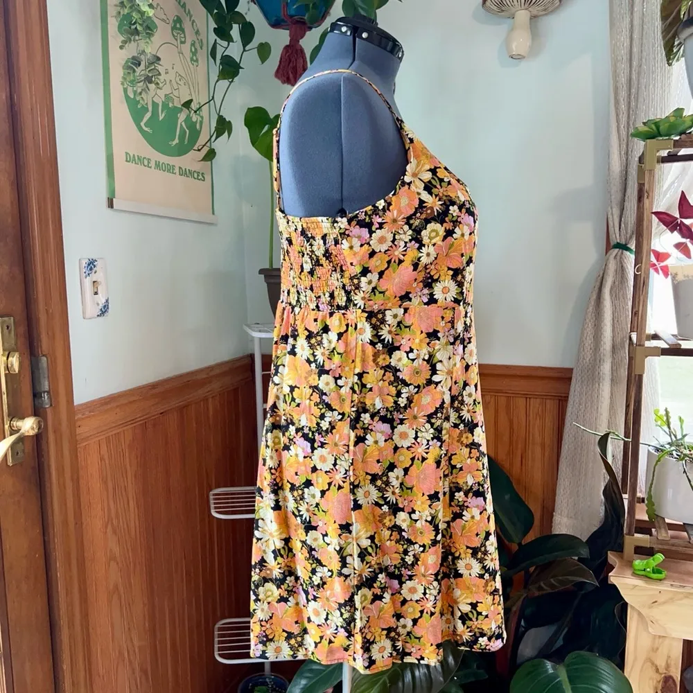 Kohl's Orange Pink Spaghetti Strap Sundress Mini Size 2X - Image 5