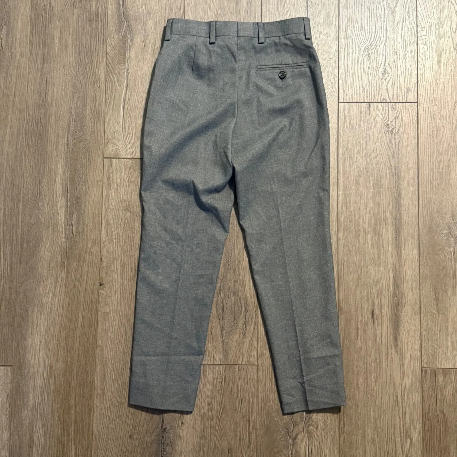 St. John Women Navy Blue Flat Front Dress Pants Slacks Size 8 - Image 3