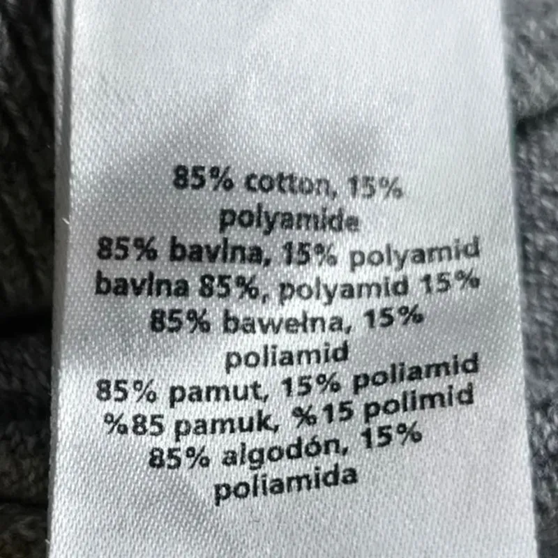 F&F Knitwear Charcoal Casual Knit Long Sleeve Crew Neck Jumper Size S Gray - Image 4