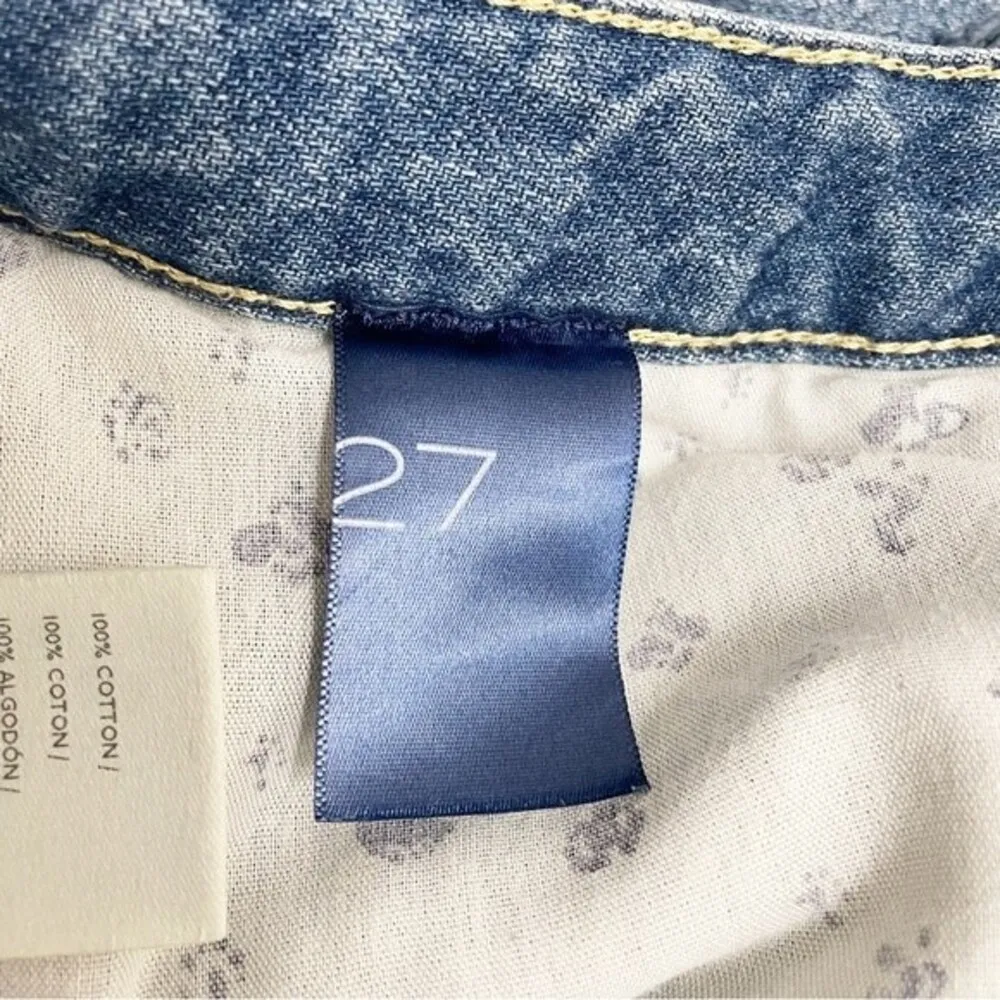 Anthropologie Pilcro The Joey High-Rise Straight Jeans Blair Wash Womens Size 27 - Image 11