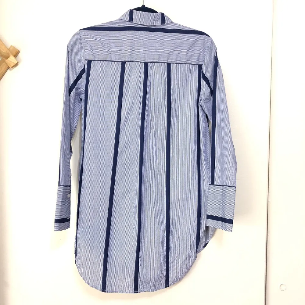 Madewell Striped Button Down Tunic Shirt - Image 5