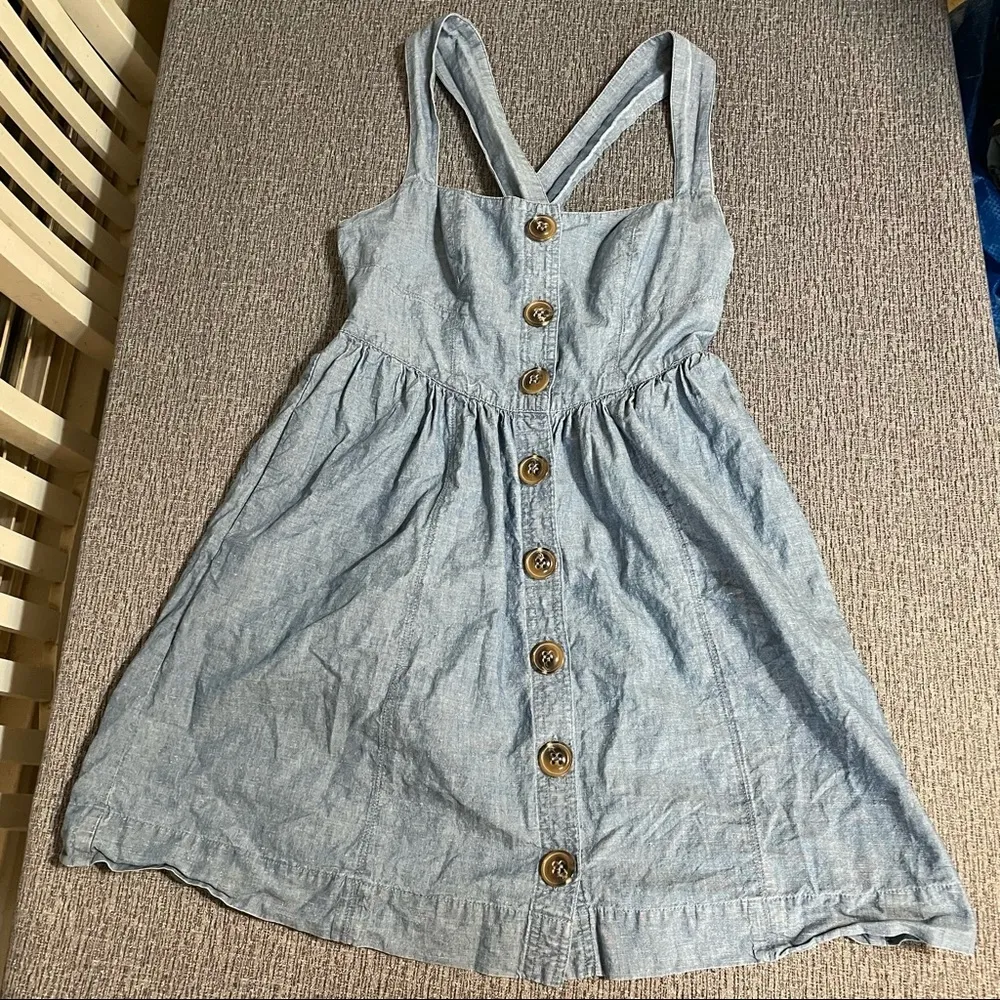 Free People Denim Dress - Image 6