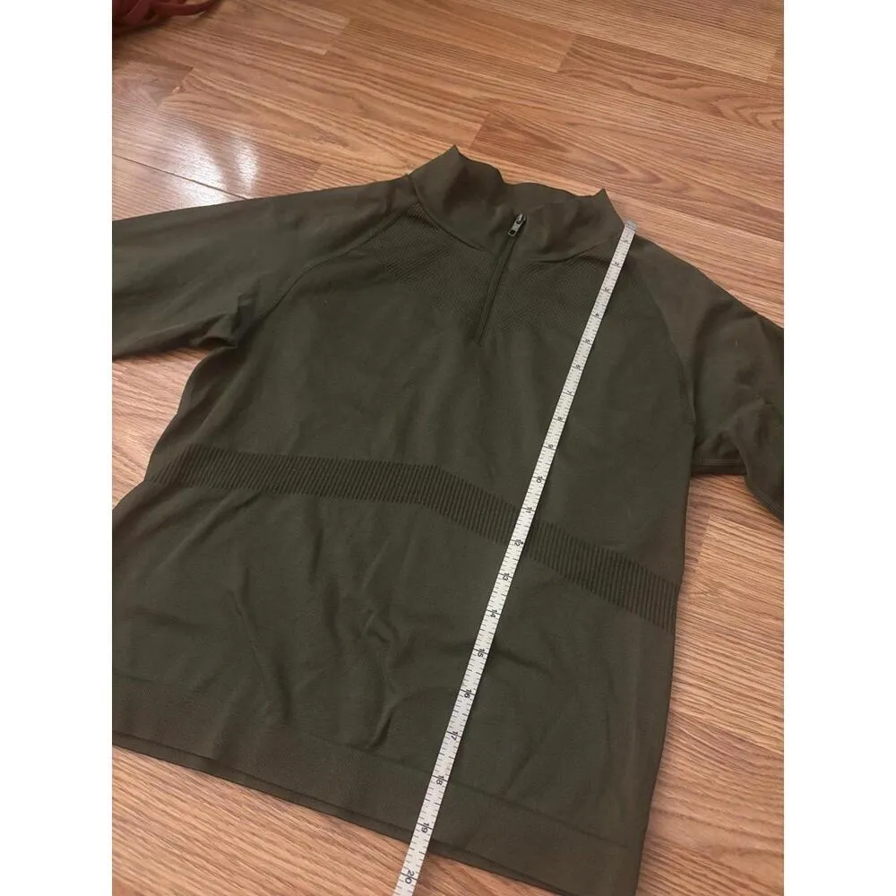 VS PINK Active Seamless Half Zip Cropped pullover Size M/L Size M - Image 5