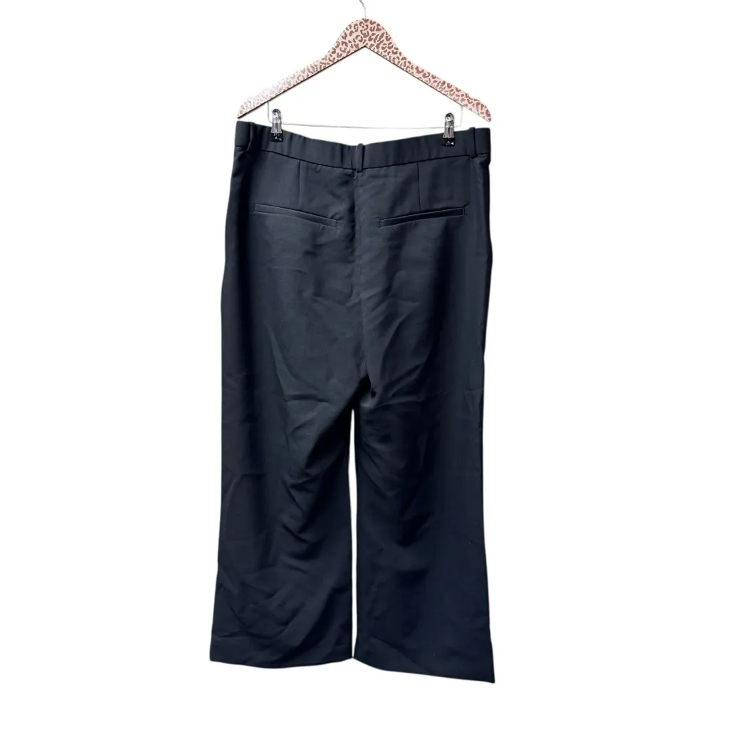 NEW Abercrombie & Fitch Sloane Tailored Pleat Pants Trousers Black 33 SHORT NWT - Image 3