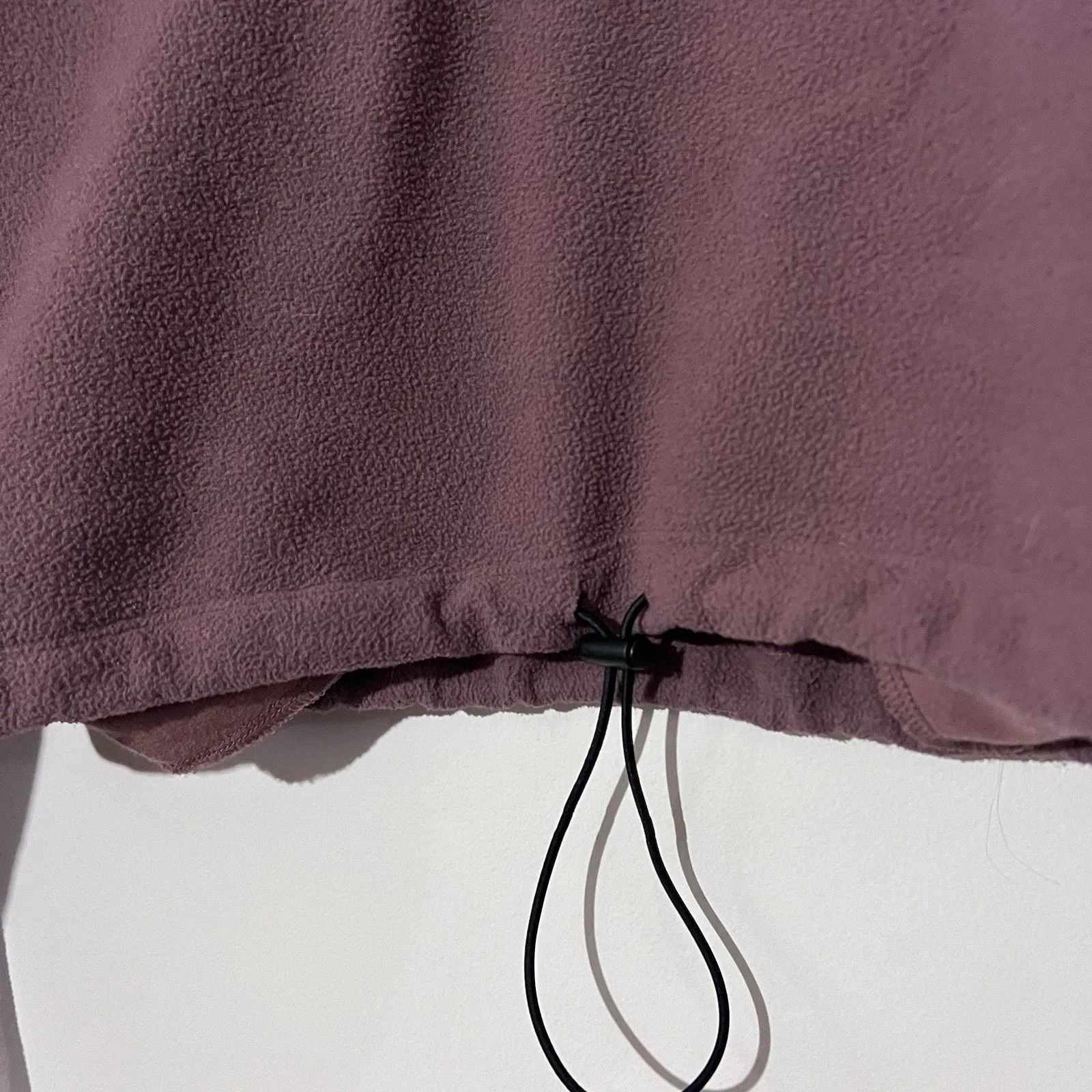 PINK Victoria's Secret Fleece Quarter Zip Cropped Pullover Sweatshirt Women Sz S - Image 2