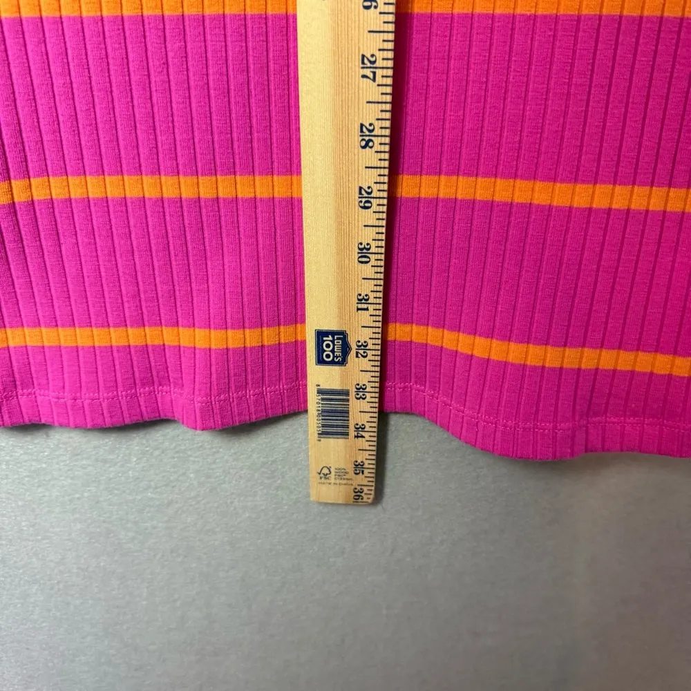 Sanctuary Women’s Must Have Stripe Dress in Pink and Orange size L - Image 9