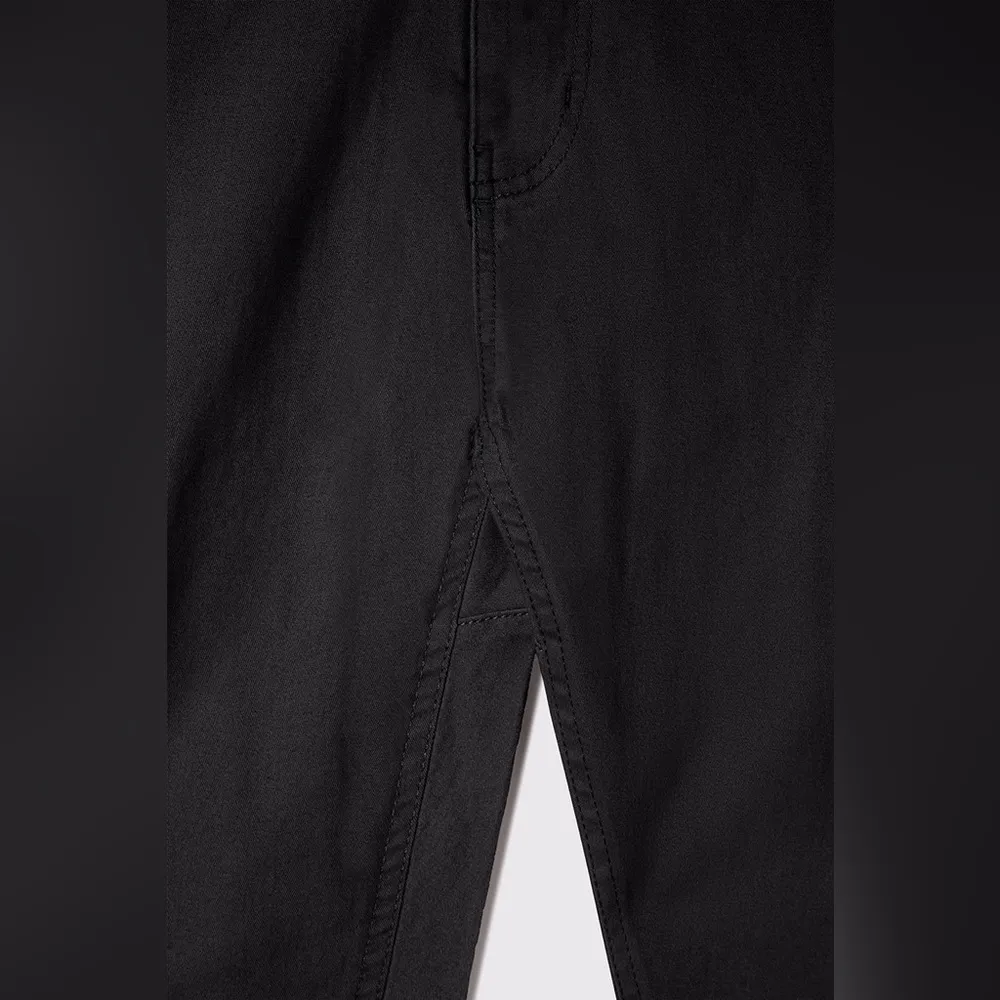 NWT Barbell Apparel Women’s Athletic Fit Chino Pant Black Size 28 - Image 4