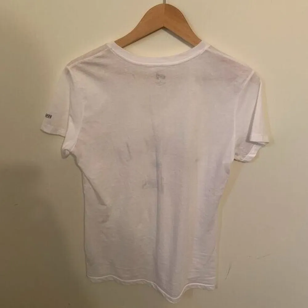 Michigan Vibes Womens Size Large TShirt Short Sleeve Sofee Blue Heart Cotton - Image 3