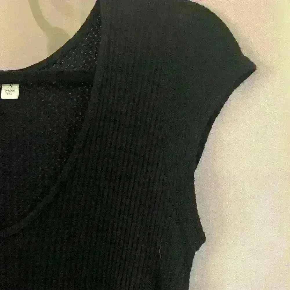 Women’s Black Low Cut Alya Top - Image 2