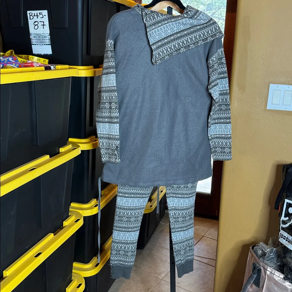 Anthropologie Saturday Sunday Fairisle Studio Sweater Set Gray Size XS - Image 13