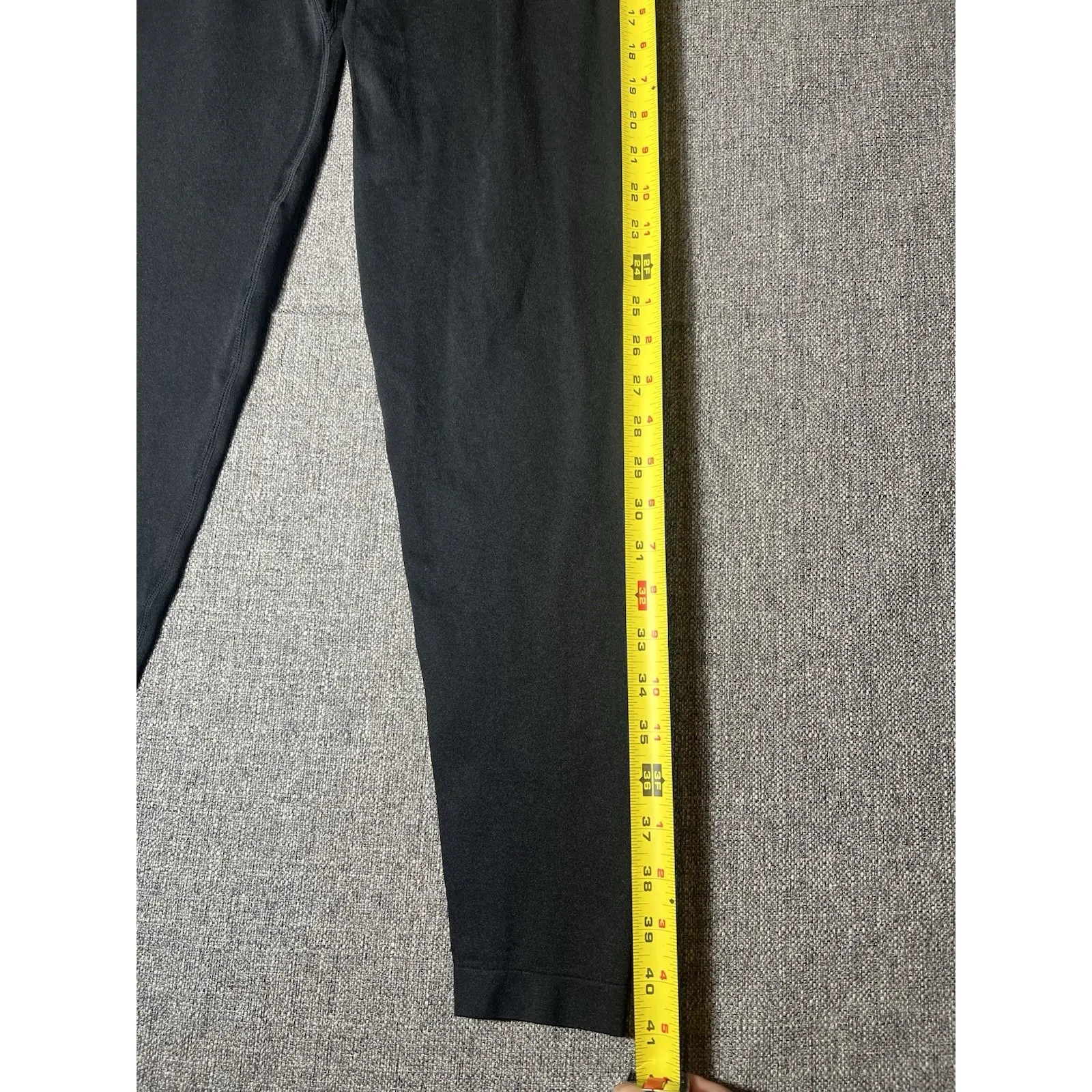 Maternity‎ Active Leggings Womens LARGE Crossover BLACK STRETCH - Image 4