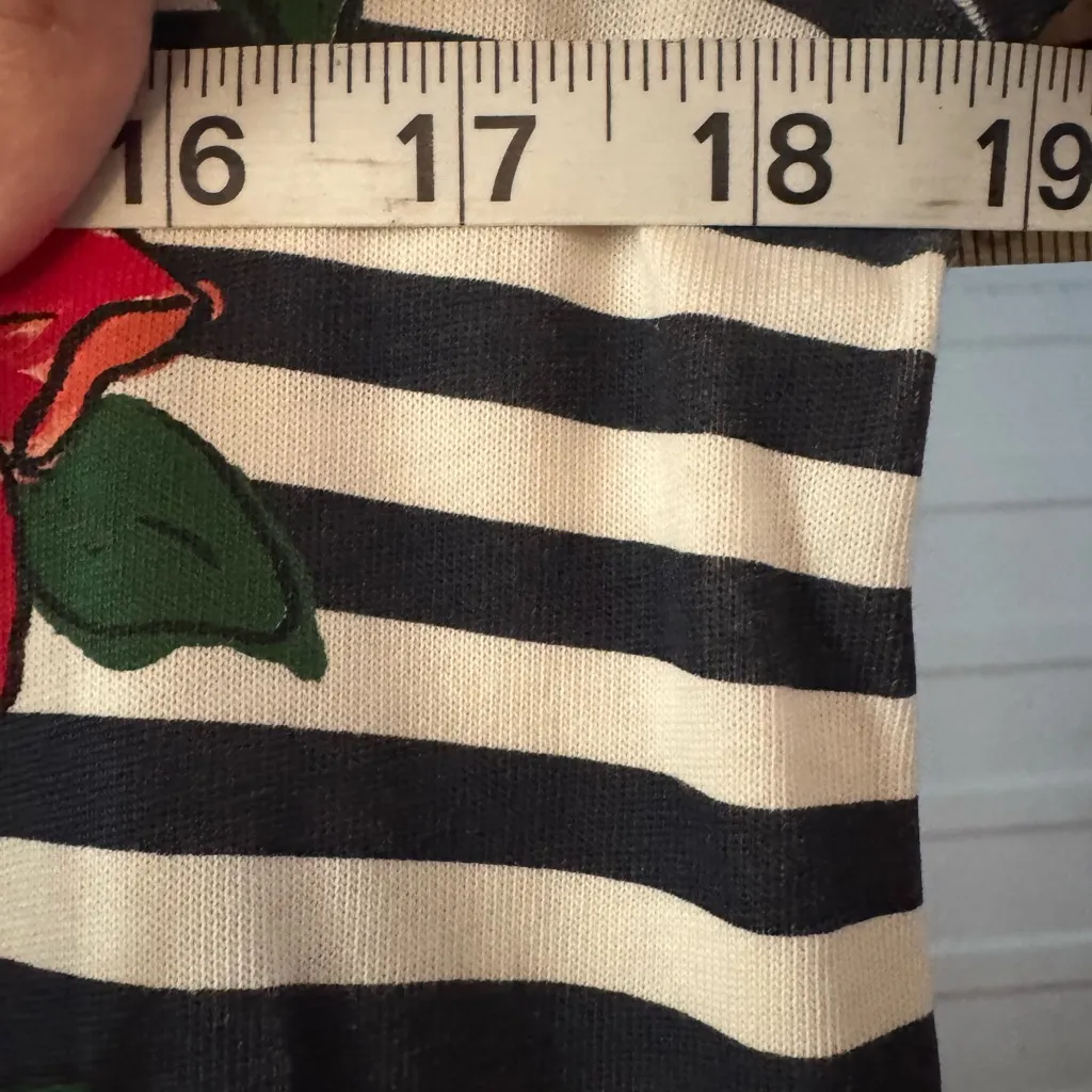 Tory Burch Striped Floral Dress - Image 8