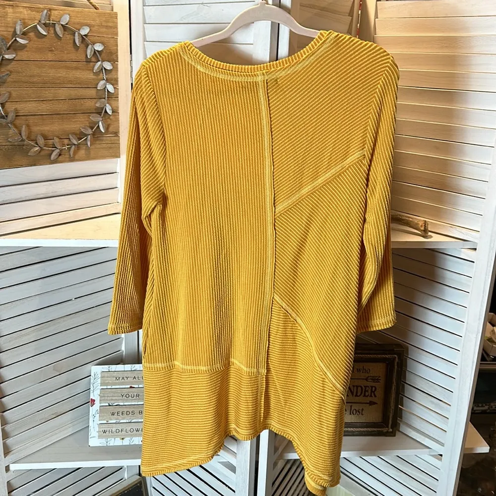 Kate and Mallory Mustard Blouse - Image 5