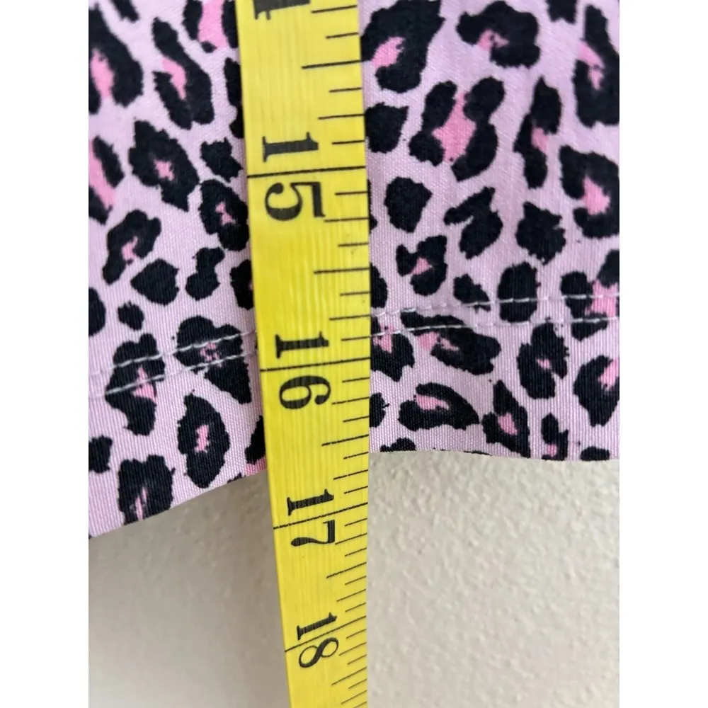 TOPSHOP Skirt Size 6 Pink Leopard Print Mini Stretch Barbiecore Casual  NWT (H2) - Image 6