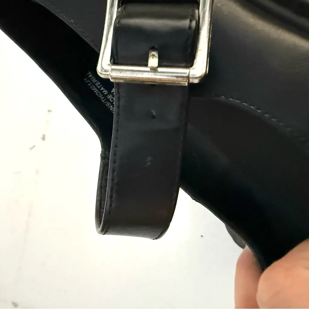 Madden Girl Womens Shoes Thompkins Black Platform Mary Jane Chunky Heel Size 9 - Image 7