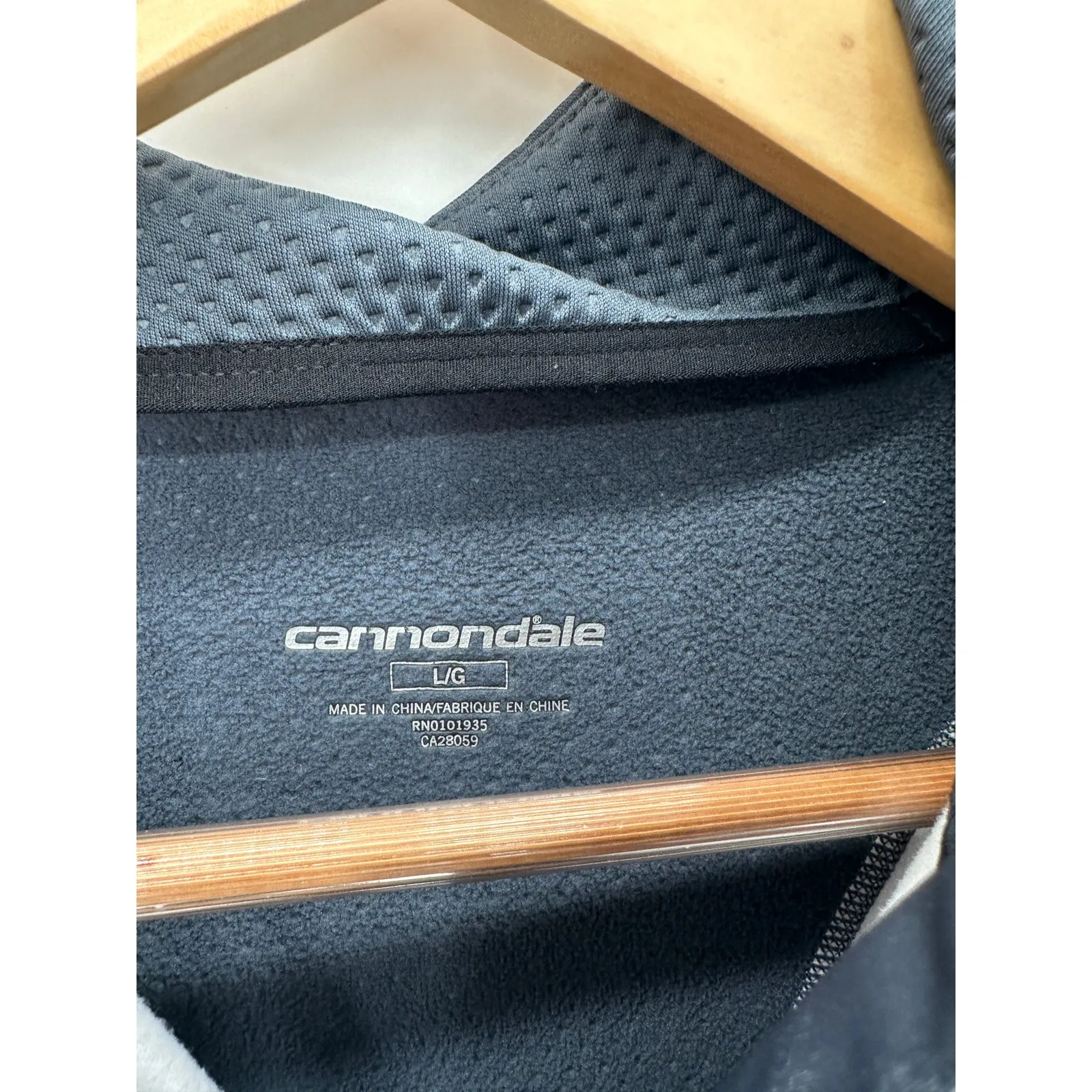 Cannondale Gray Full Zip Jacket Cycling Pocket Women Sz Large Style 5F138 - Image 5