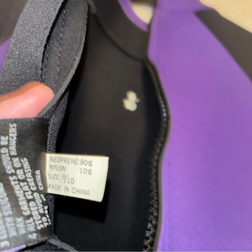 Heatwave Wetsuit Purple Size 10 - Image 5