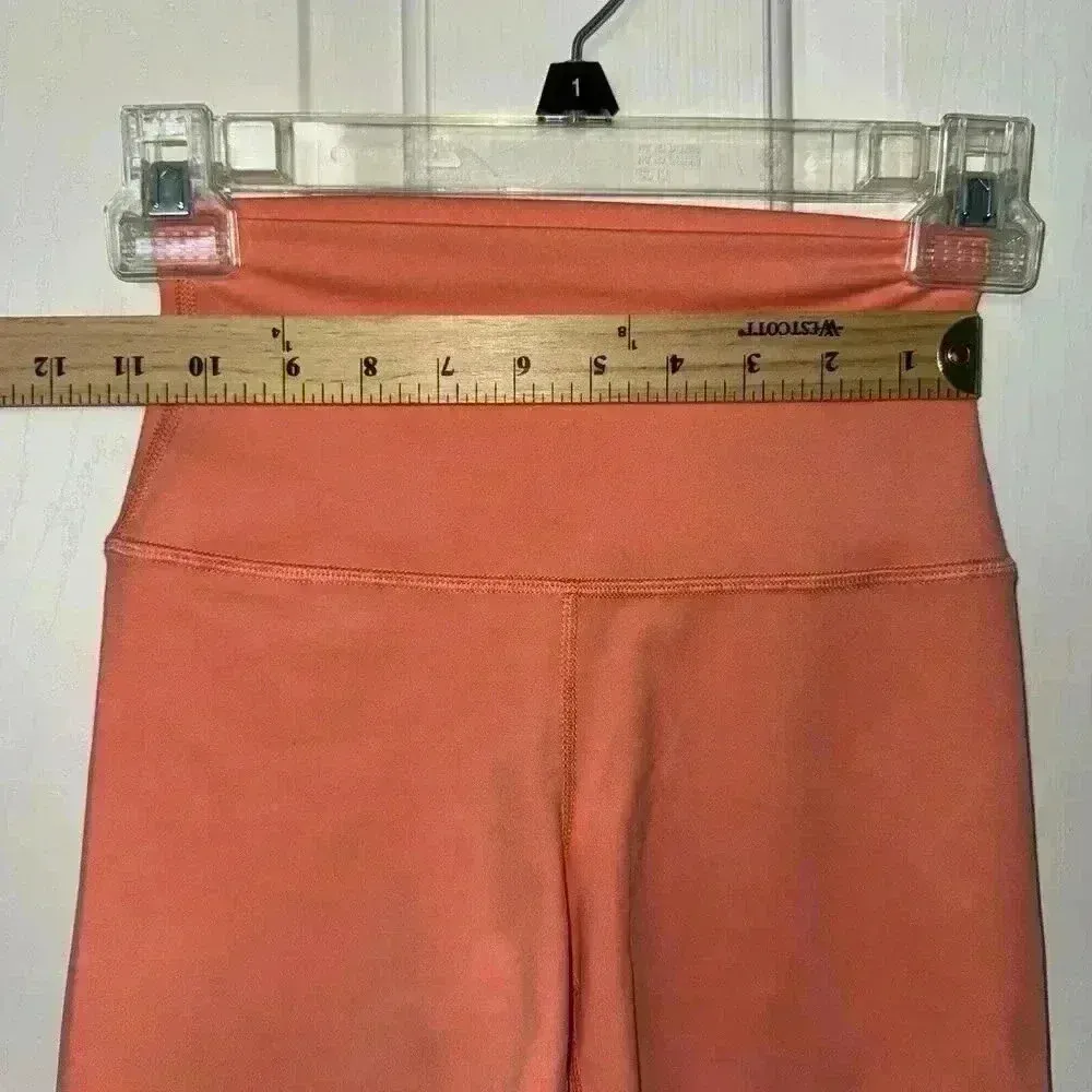 Yogalicious Lux Everyday 5” Shorts Women's Size XS Coral Pink - Image 4