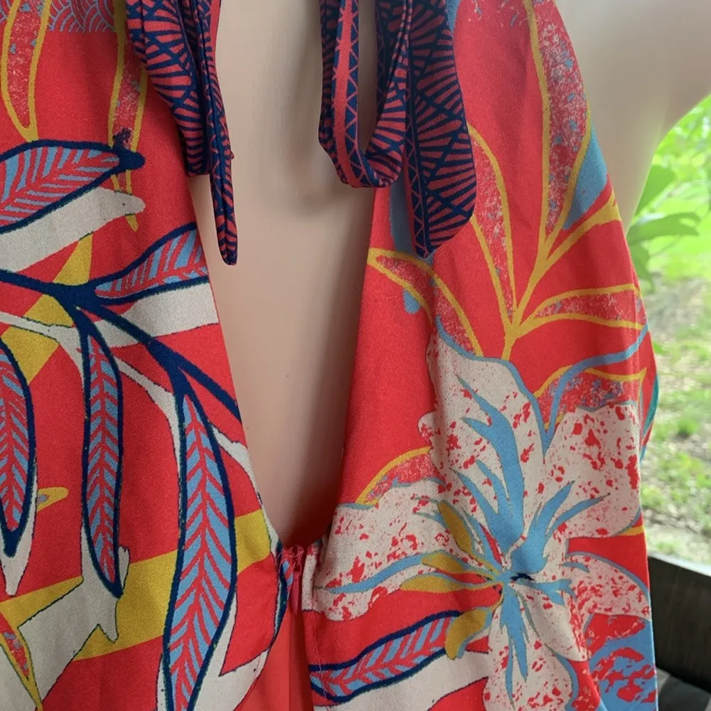 Flying Tomato Floral Multicolored short Romper woman size MEDIUM floral vibrant - Image 7