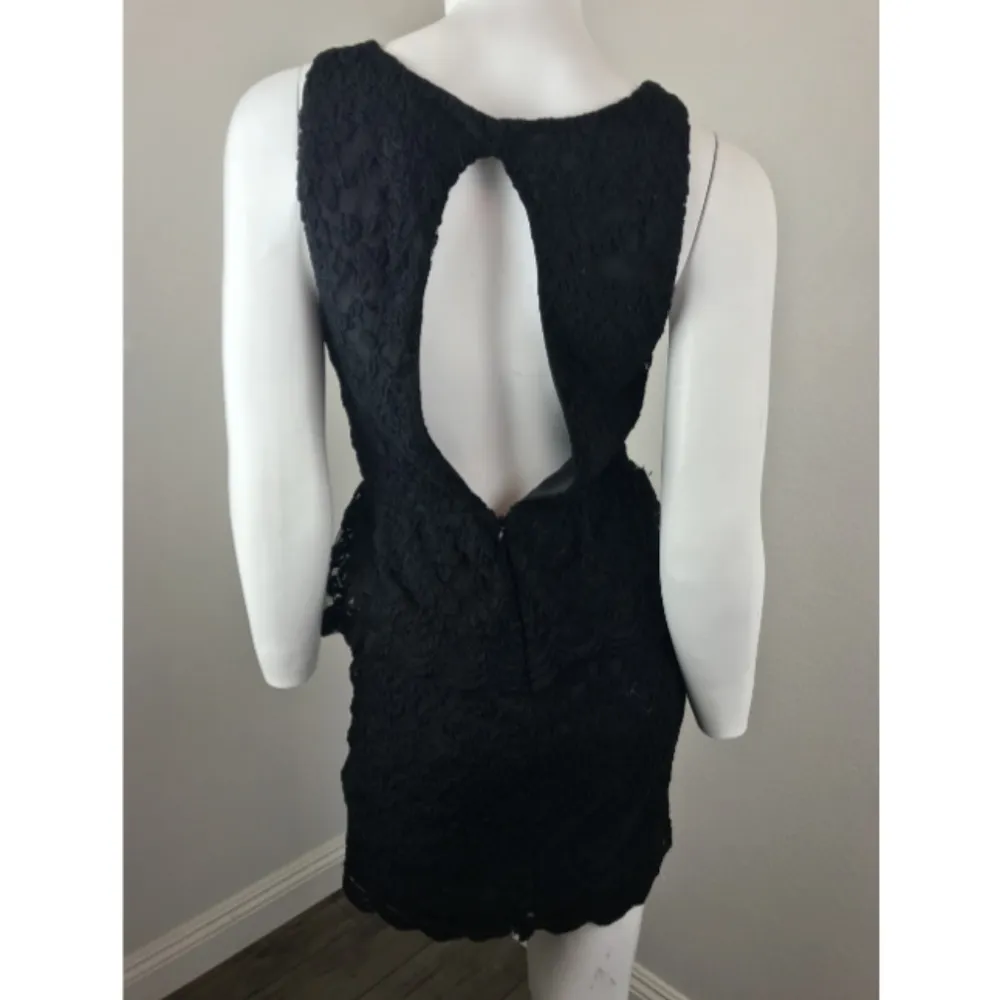 PINS AND NEEDLES Small Dress Black Sleeveless - Image 3