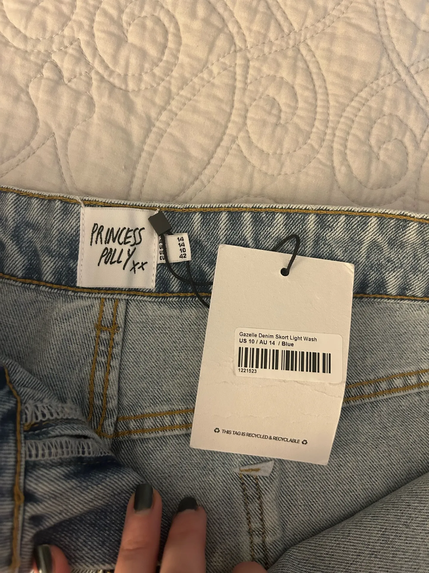 Princess Polly denim skort  - Image 3