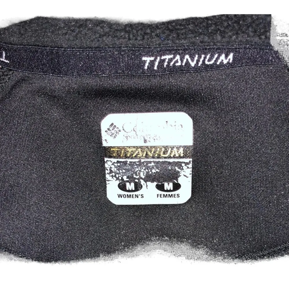 Columbia Titanium Fleece Half Zip Pullover Black - Image 8