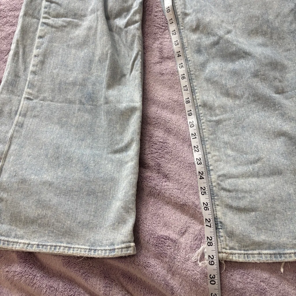 AE Dreamy Drape Stretch Super High-Waisted Baggy Wide-Leg Jean Sz 10 - Image 13