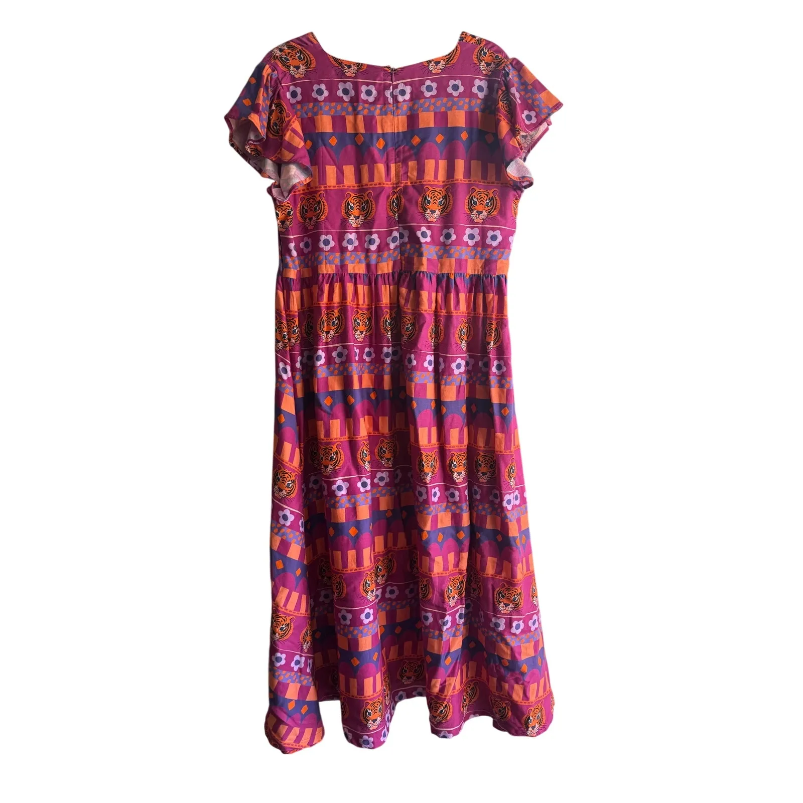 BRITON COURT NEW WITH TAGS DRESS SIZE LARGE MADE IN INDIA CLEMSON GAME DAY - Image 8