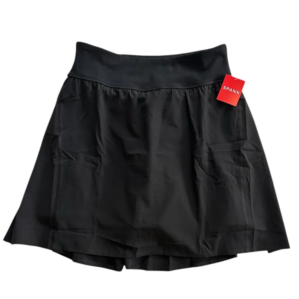 SPANX Get Moving NWT Skort Black Size M activewear golf tennis sporty - Image 4