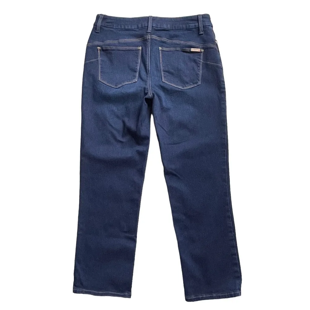 Chico’s Women’s The So Slimming Crop Jeans Size 00 (XS-2) Blue Denim Comfortable - Image 4