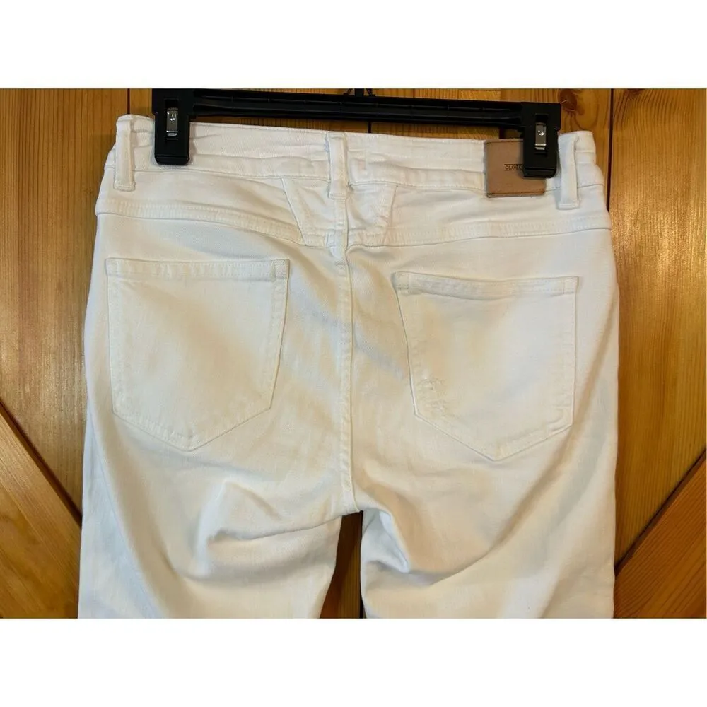 Closed Jeans Womens 28 White Cut Off Distressed Italy (0669) Read White - Image 7