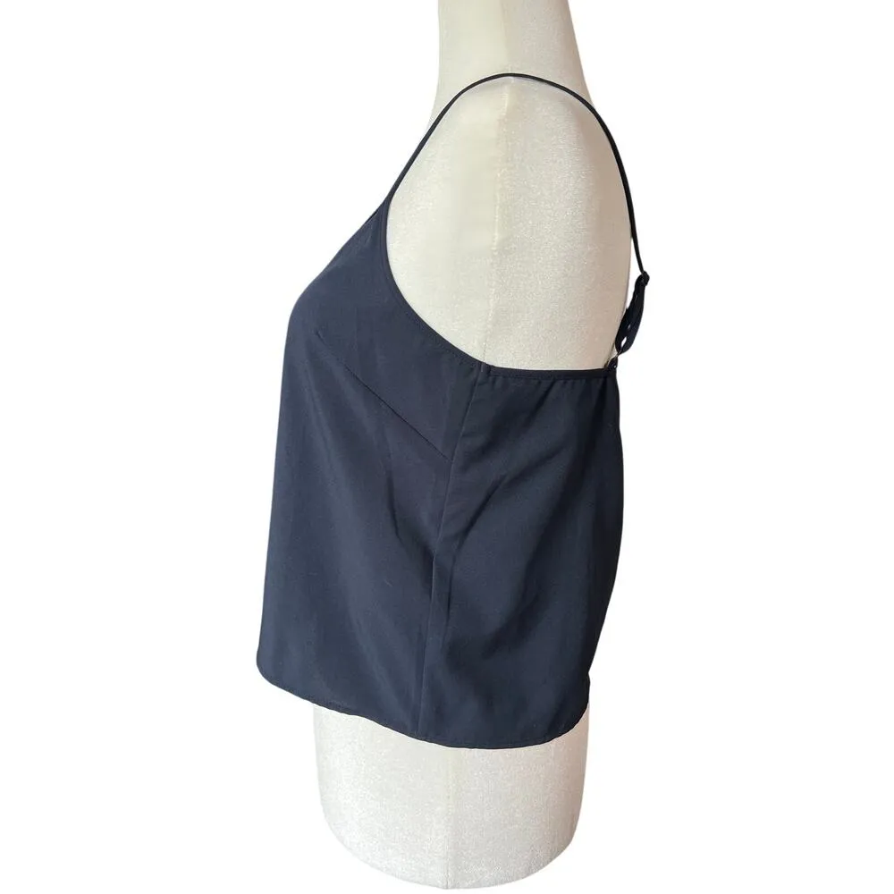 Nanette Lepore Navy Adjustable Camisole Women's Size M Lightweight Loungewear - Image 2