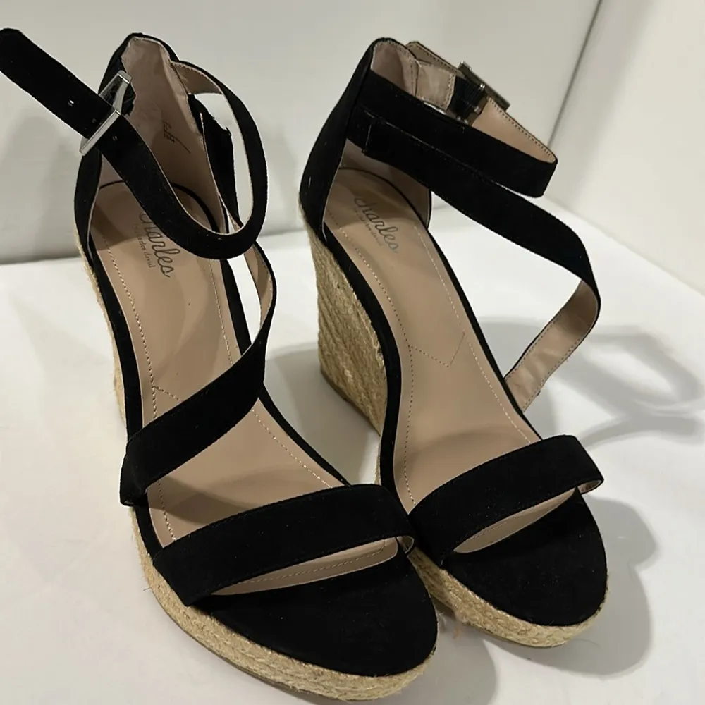 Charles David Black Espadrille Wedge
Sandals 10 - Image 2