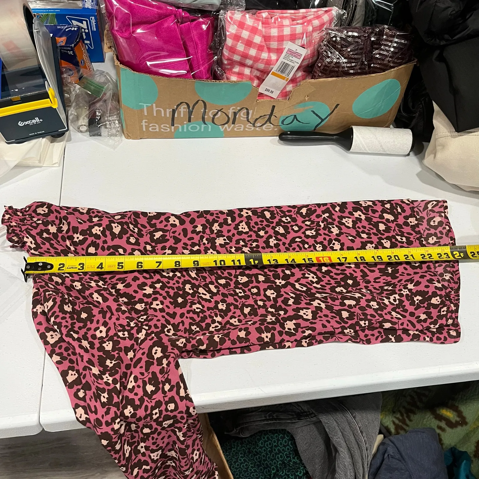 New! Nanette Lepore Animal Print Cheetah Pink Blouse Top Women’s Size XS Tassels - Image 6