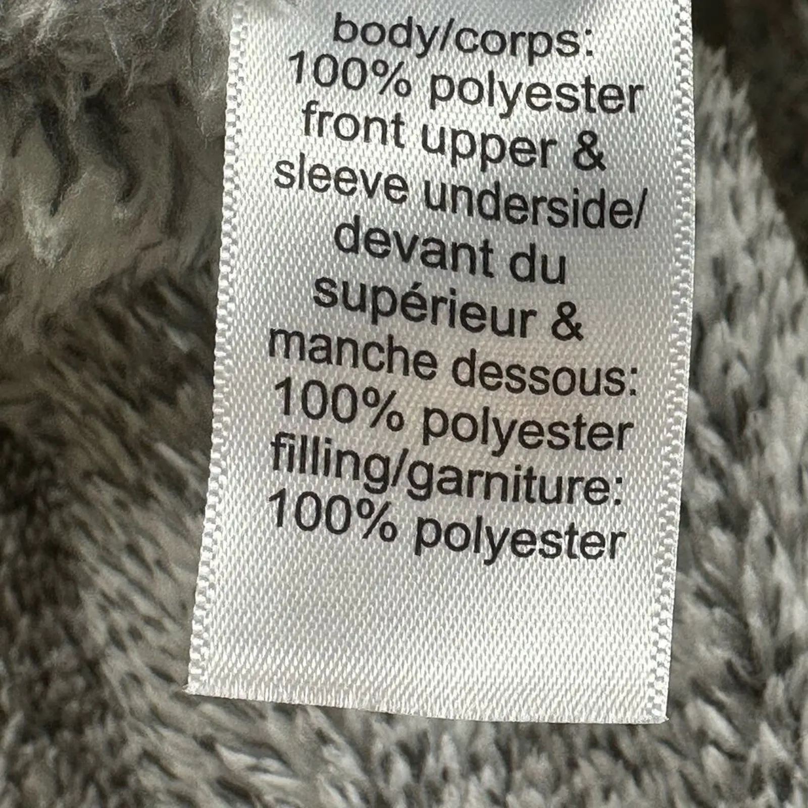 NWT Maurices Fleece Teddy Pullover Womens XXL Gray Funnel Neck Lounge Casual - Image 6