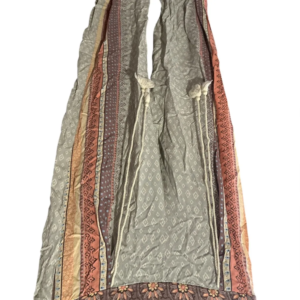 Bohemian Palazzo Patterned Pants Medium - Image 2