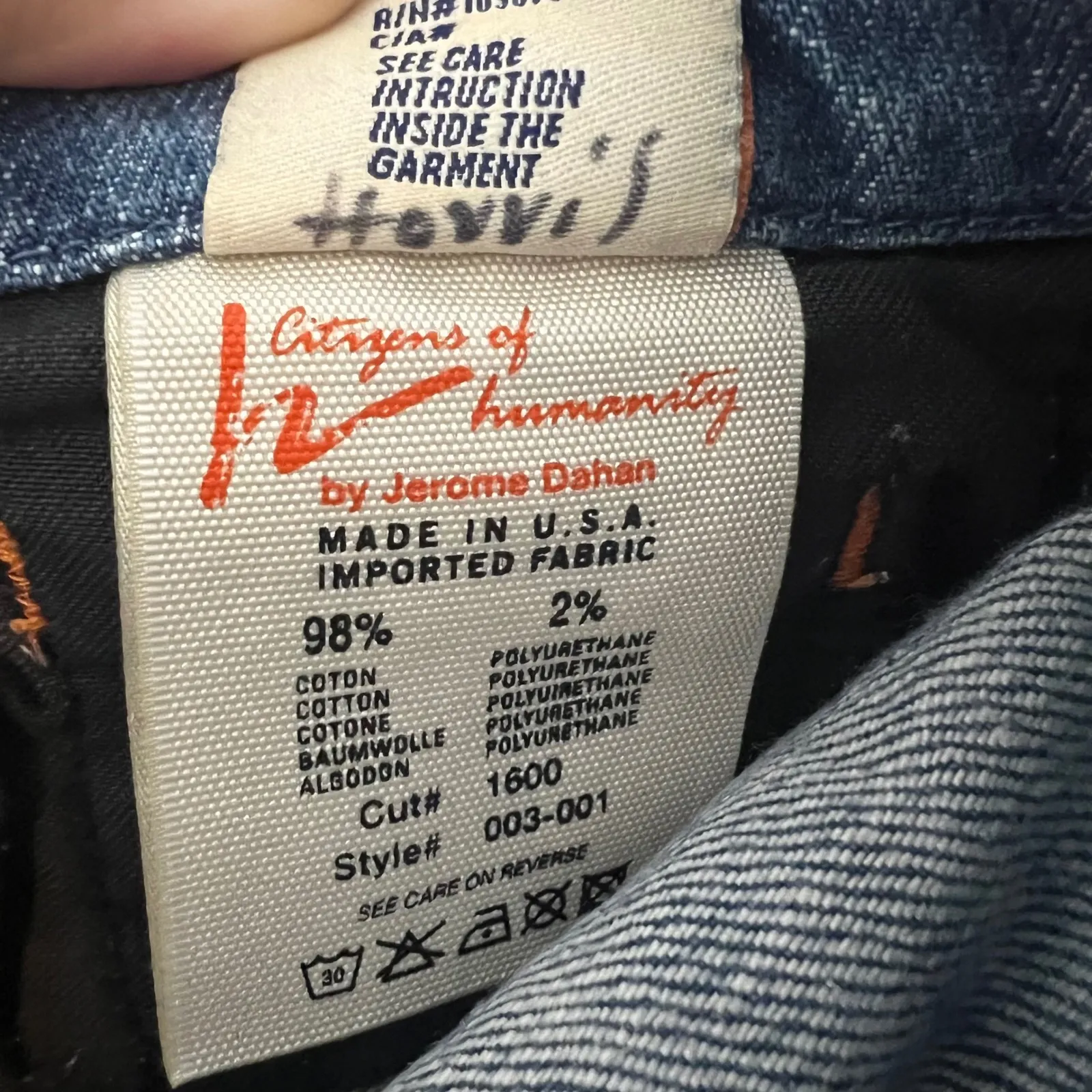 Citizens of Humanity Faye 003 Low Waist Full Leg Stretch Jeans Size 29 - Image 11