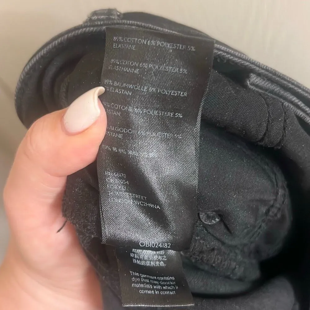 ✨Free People We the Free True Black Riley Seamed Skinny Sz 28 Jeans✨ - Image 14