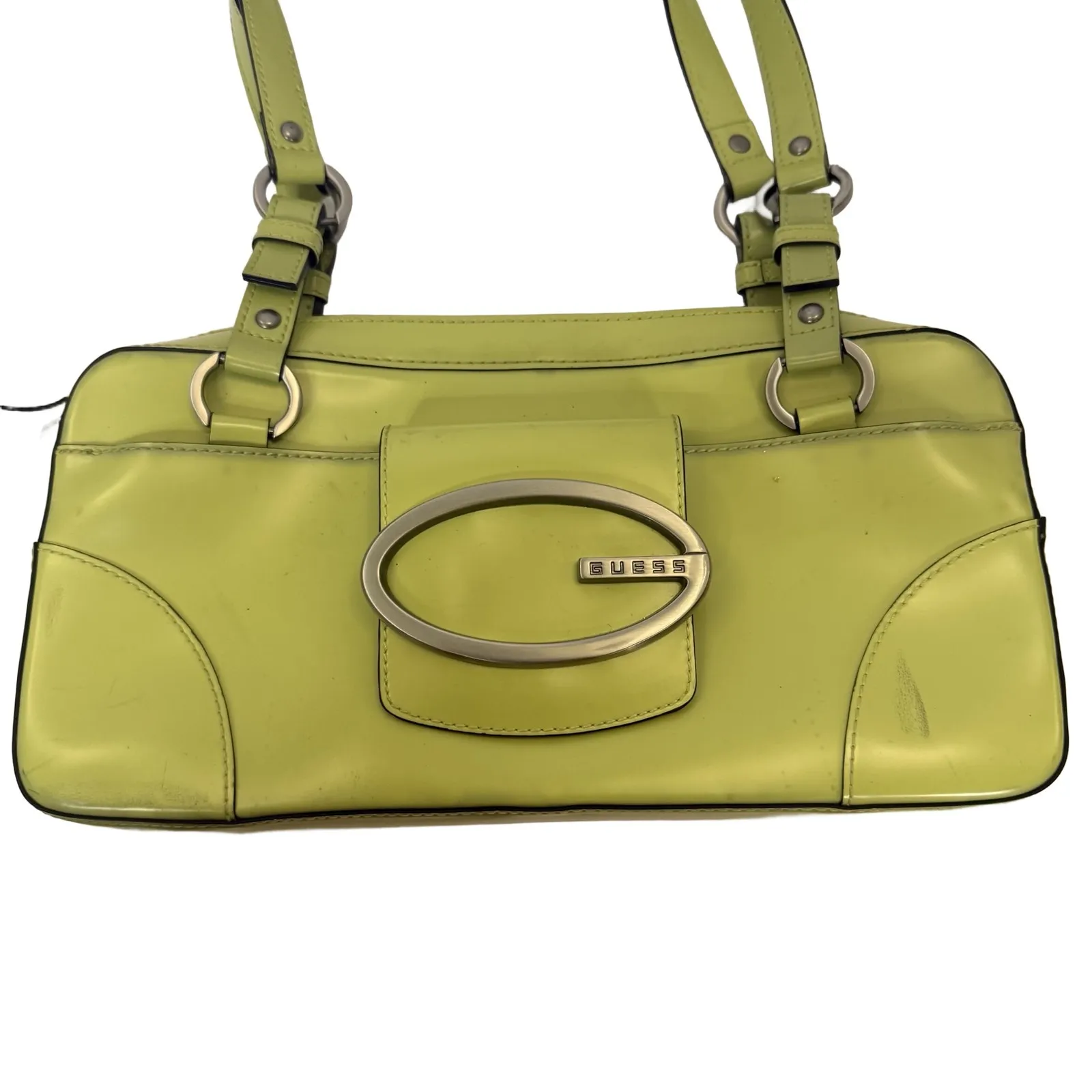 Y2K Guess Lime Green Shoulder Bag - Image 2