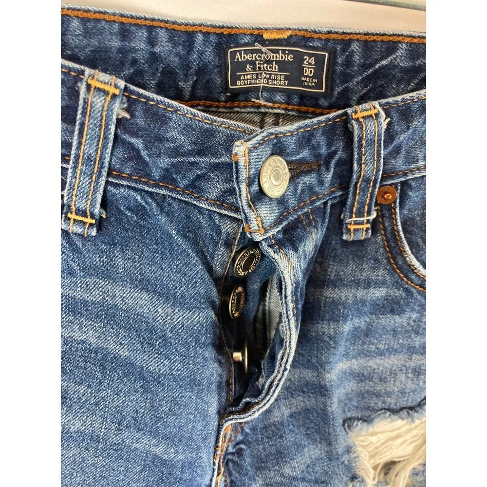 Abercrombie & Fitch Ames Low Rise Boyfriend Short Size 24 / 00 - Image 3