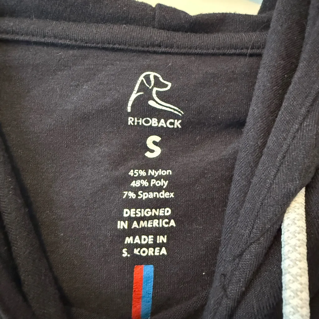 Tempo Women’s Performance Cropped Hoodie in Midnight Black Size Small - Image 5